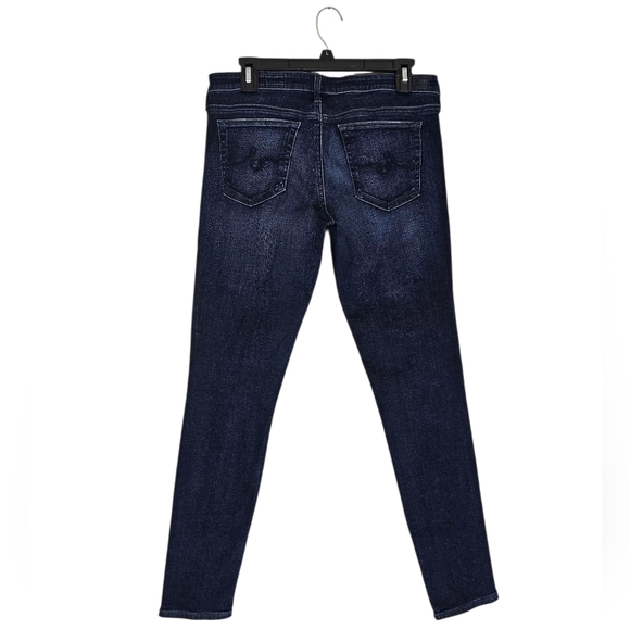 Ag Adriano Goldschmied The Legging Ankle Super Skinny Blue Distressed Jeans 30 - Picture 2 of 9